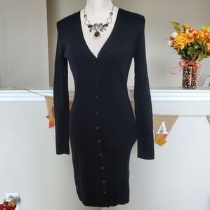 NWT Women's Sweater Cardigan Dress SZ LG